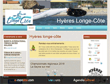 Tablet Screenshot of hyeres.longecote.fr